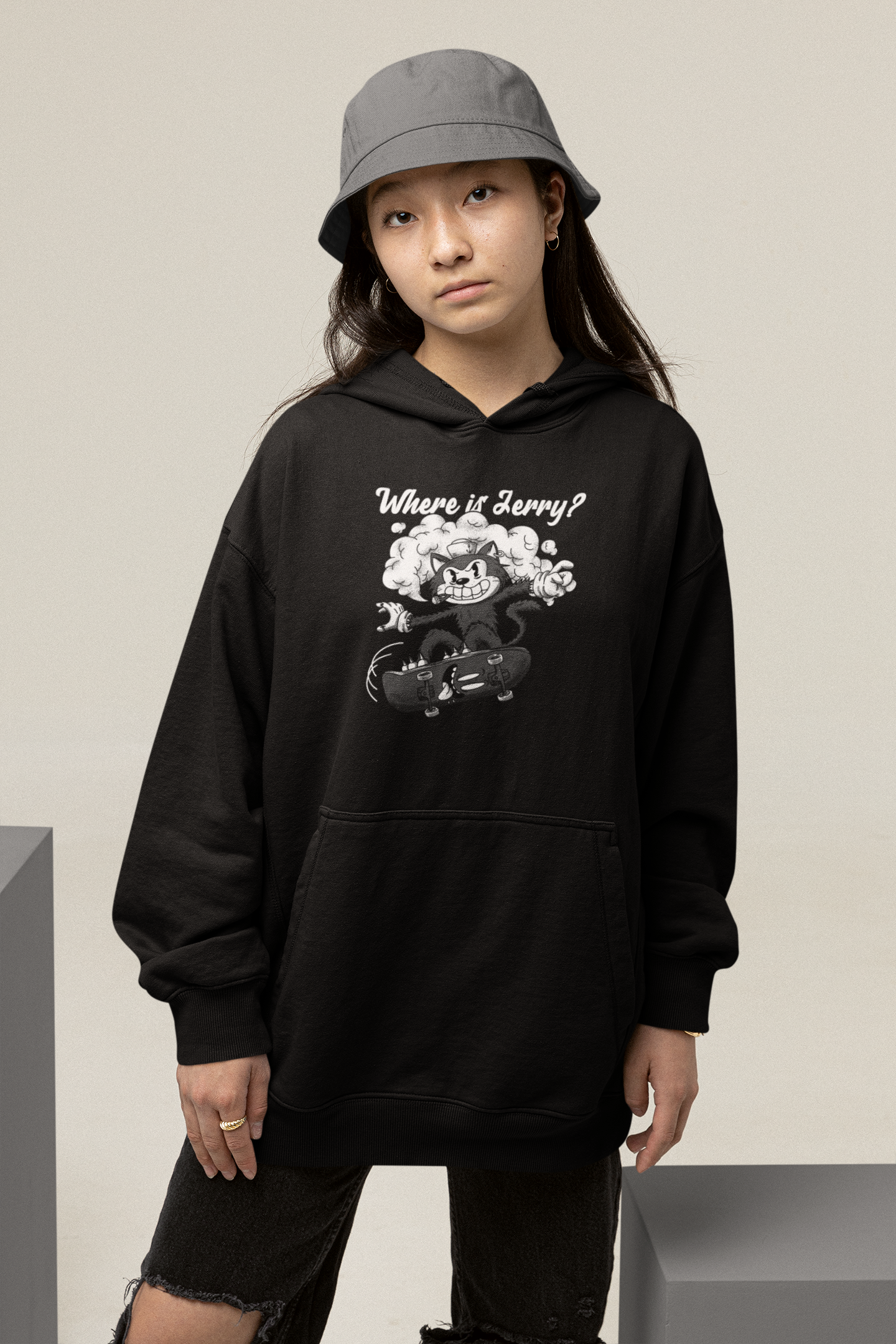 Where is Jerry Oversize Hoodie Unisex